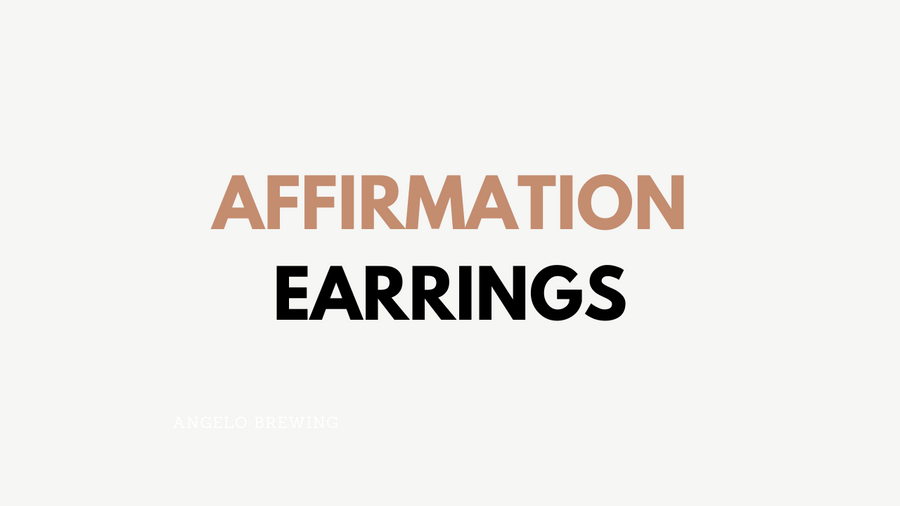 🎁 Affirmation Adornments Earrings (100% off)