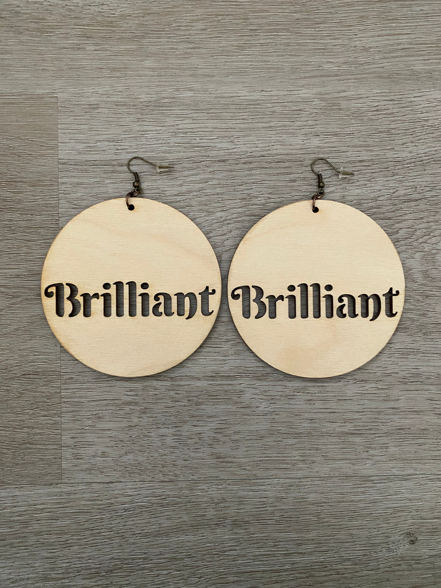 Brilliant | Affirm Wear - Wood Earrings