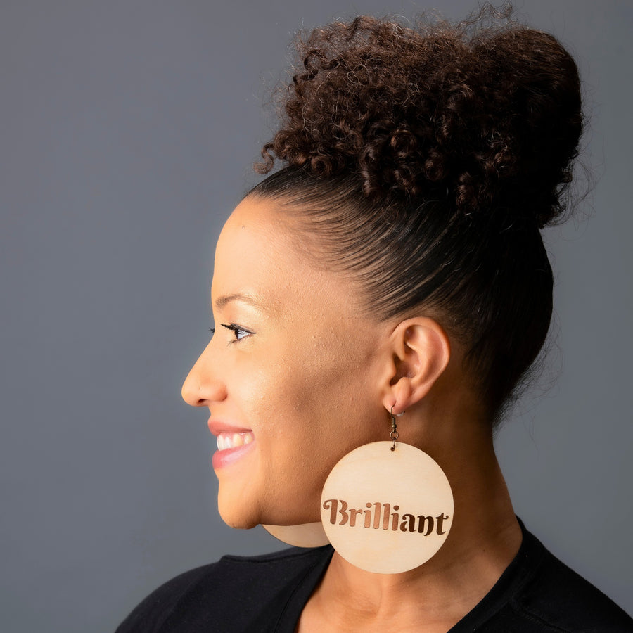 Brilliant | Affirm Wear - Wood Earrings