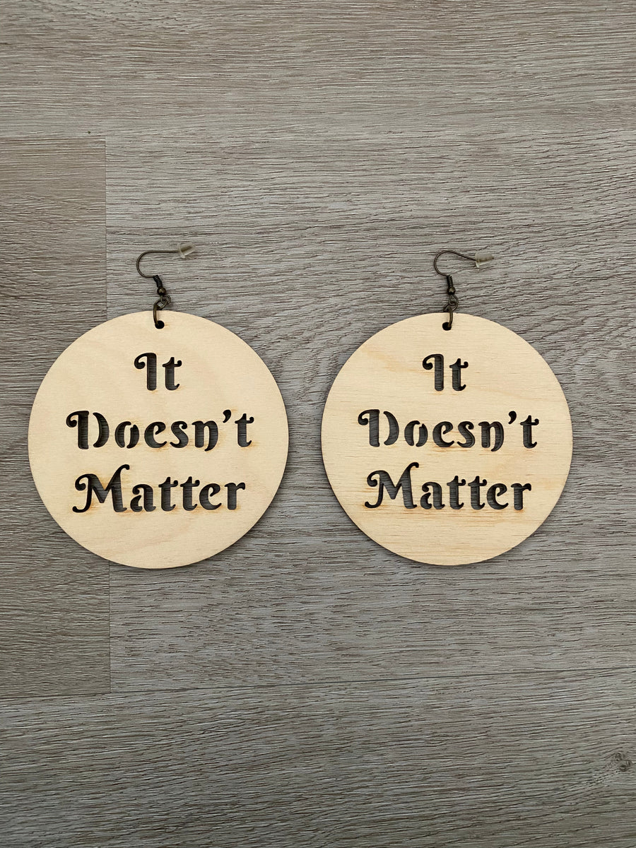 🎁 Affirmation Adornments Earrings (100% off)